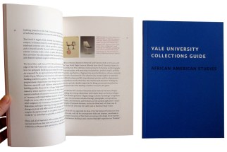 yale university collections guide